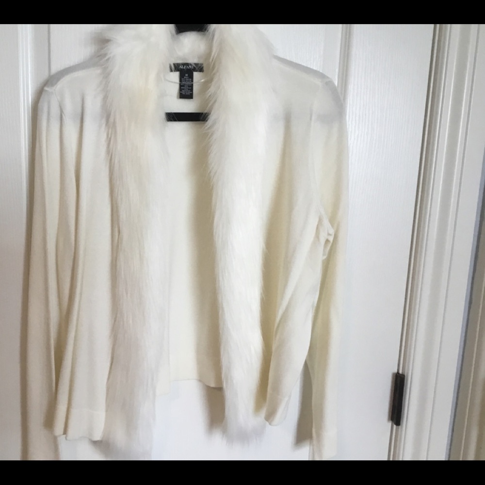 Women’s Alfani Sweater with Faux Fur